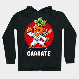 Carrate Karate Carrot Student Teacher Trainee Trainor Hoodie